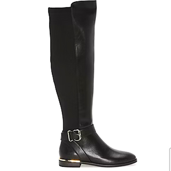 Liz Claiborne Womens Jepson Stacked Heel Over the Knee Boots! - Picture 1 of 12